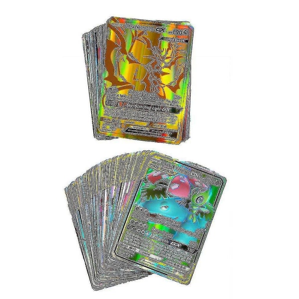 60cards Cards Game Mega Gx Ex Collection Kaupankäynti Funs Lahja Lasten Lelu