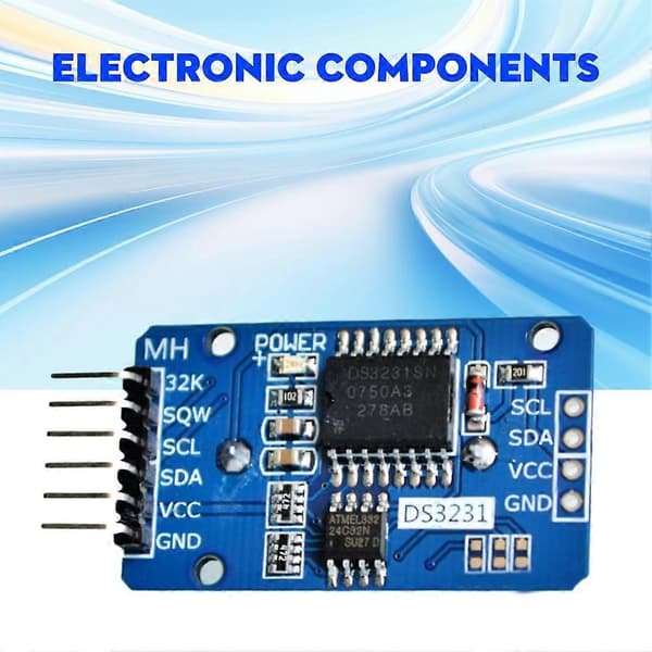 DS3231 RTC AT24C32 IIC I2C Modul Presisjon Sanntidsbatteri U7T0 J2P0 W1R3