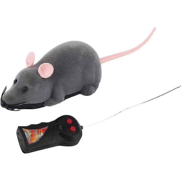 Trådlös fjärrkontroll Mus Plast Elektronisk råtta Rolig rörelse Möss Kattleksak, 28*7,5*5,5 cm