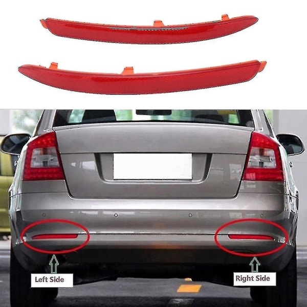 Bakre støtfangerlysreflektor for Skoda Octavia A5 A6 2009-2014_b