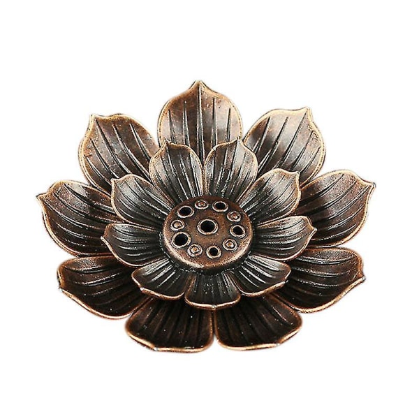6 Huller Legering Pind H Plade Buddhisme Spole Lotus Røgelse /
