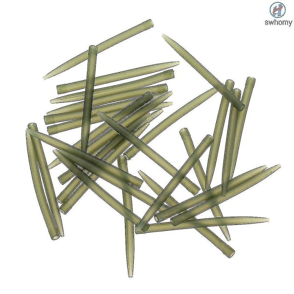 50 stk 54mm Anti-floke gummimansjetter kobles til fiskekrok karpe grov