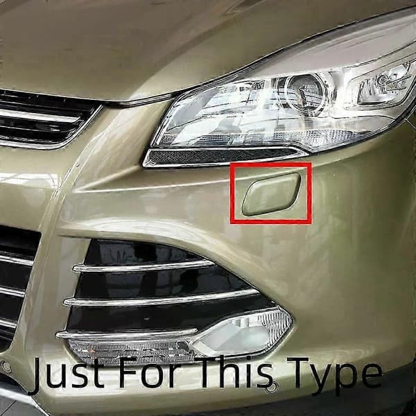 For Ford Kuga 2013-2019 & Escape 2017-2019 Front Bumper Lyktespylerdyse Deksel Trim Silver RH