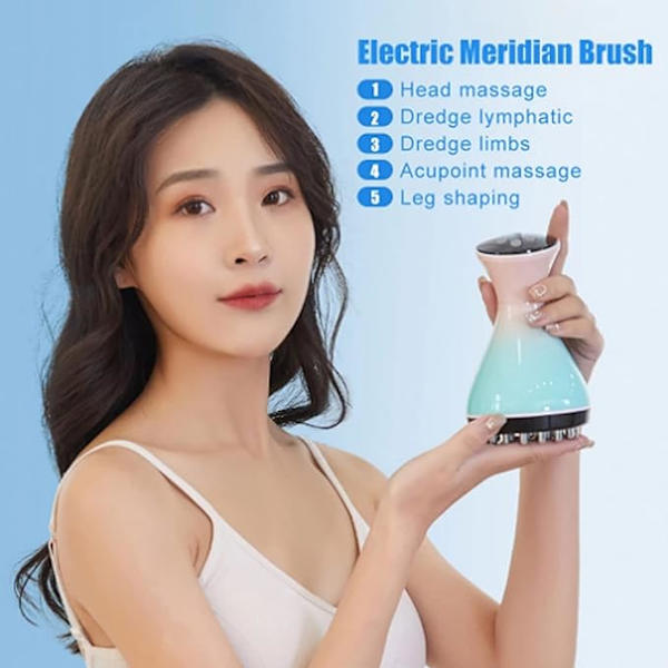 Elektrisk Gua Sha-skrapmassager, Elektrisk Skrapningsmaskin Värmekompress Massager Guasha Instrument Kroppsmassage Enhet
