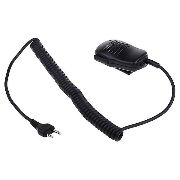 Käsikäyttöinen kaiutinmikrofoni PTT Icom-kaksitietoliikenteen radiolle Walkie Talkie 2-napainen