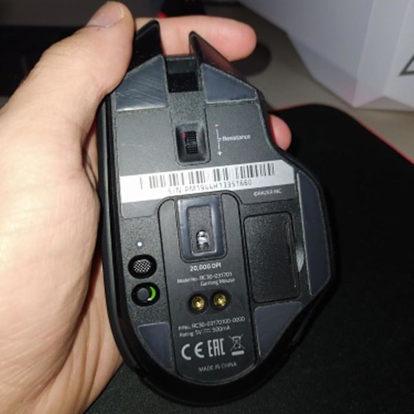 1 set musmatta fötter för Razer Basilisk Ultimate mus glidkurva kant