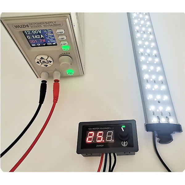 Justerbar Hastighetsregulator Motorhastighetsstyrenhet Pwm Dc 6v 12v 24v 360w 12a