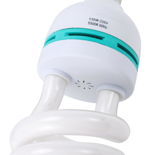 3x E27 220v 5500k 135w Fotostudiolampa Videoljus Fotografi Dagsljuslampa (e27 Glödlampa)