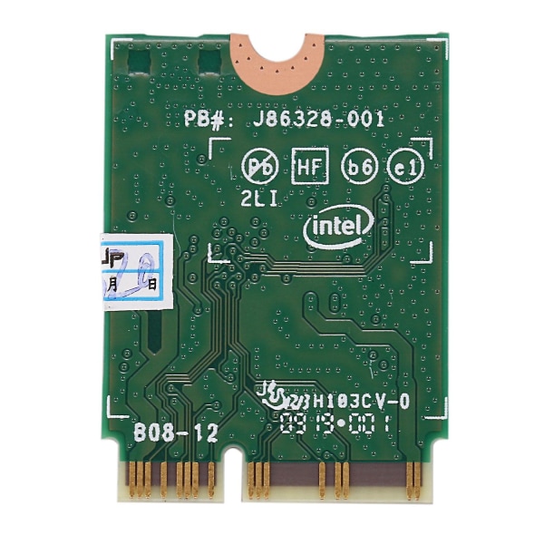 Kompatibel Intel Wi-fi 6 Ax201 Bluetooth 5.0 Dobbelbånd 2.4g/5g Trådløs