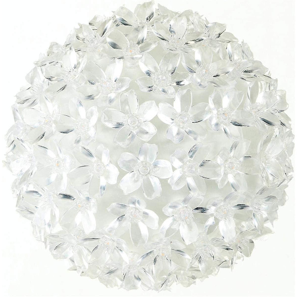 Bambelaa! 100 LED Lyskugle Lyskugle Varmt Hvid Julepynt Kugle Julelys Jul Ca. 15 Cm