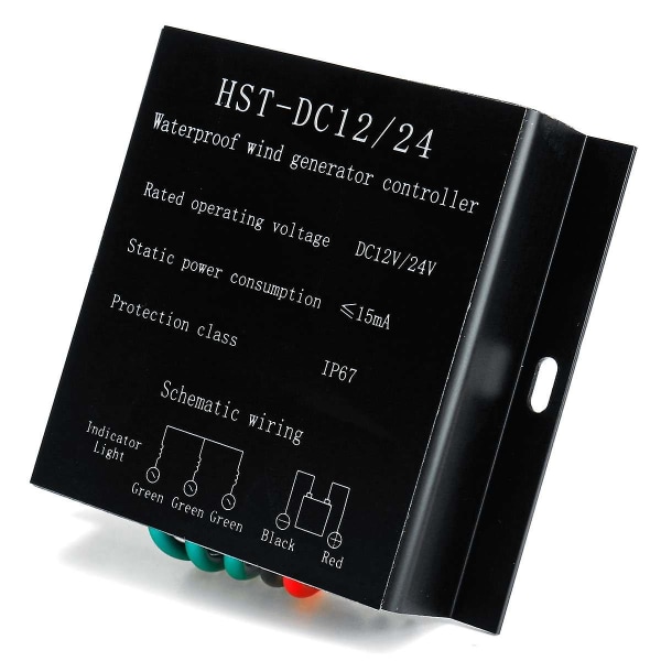 12v/24v 9000w Vindmølle Generator Controller Vandtæt Batteri Opladning Overspændingsbeskyttelse C