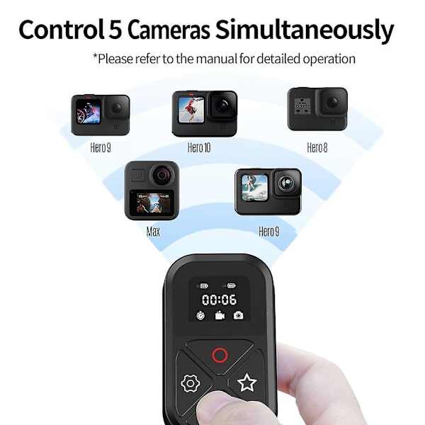 Yhteensopiva Gopro Hero 11 Bluetooth -kameran ohjaimen kanssa