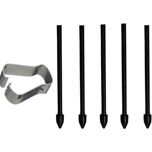 Stylus Pen Kompatibel med Samsung Galaxy S23 Ultra S Pen, Touch Pen med udskiftelige Nibs 5 stk (uden Bluetooth) (guld)