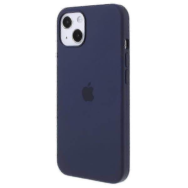 Silikonfodral för iPhone 14 Silkeslen känsla Solid fiberfoder Anti-fingeravtryck Stötsäkert skal_jjs Style A