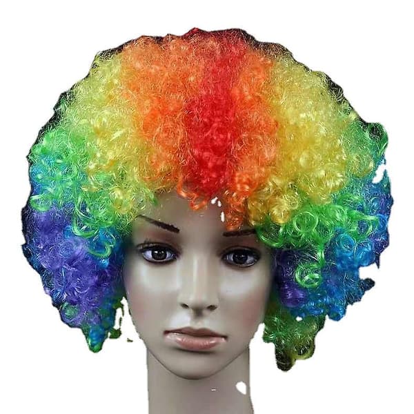 100G afro fläktar hår clown peruk