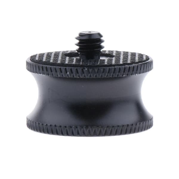 2x1/4\" han til 3/8\" hun adapterkonverter til stativ monopod kamera sort