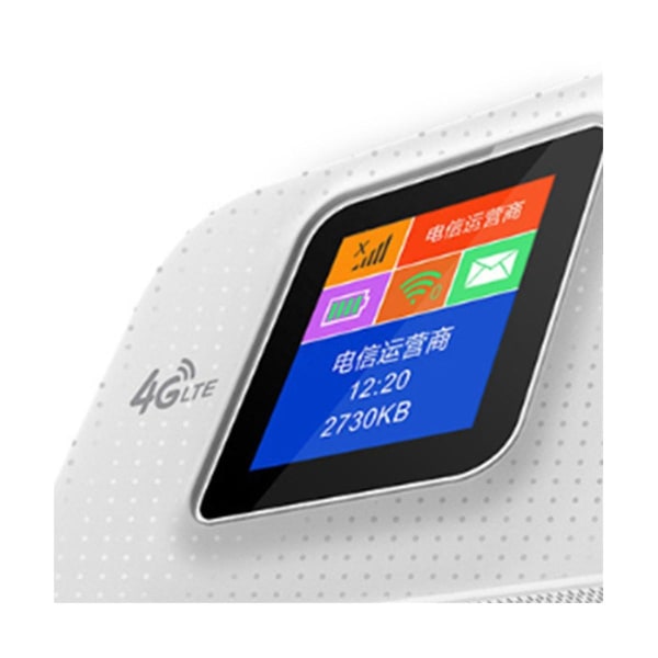 4G SIM-kort WiFi-ruter Farge LCD-skjerm LTE WiFi-modem SIM-kort ruter MiFi lomme Hotspot innebygd