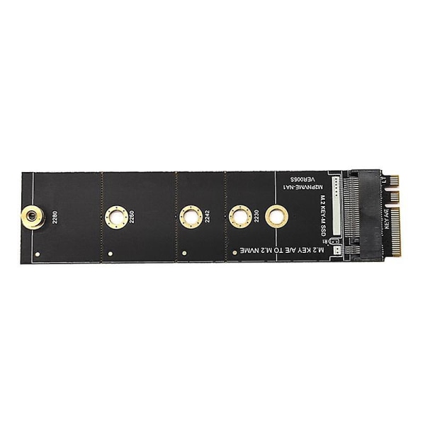 M.2 A+e Key Slot till M.2 Nvme Adapter Card Ngff till Key-m Expansionskort Nvme Pci Ssd Port Expansion