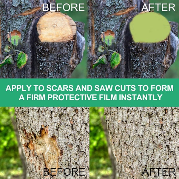 Sårpleje til træer, der fremmer heling, velegnet til bonsai-formning/beskæring, beskæring/podning af grene og beskæring af frøplanter