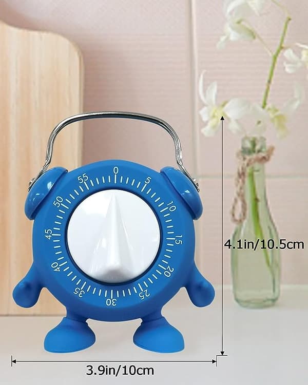 Køkken Koge Mekanisk Timer, 60 Minutter Nedtælling Koge Undervisning Mekanisk Æg Timer Opvikle Sød Timeout Timer til Børn Ingen Batteri