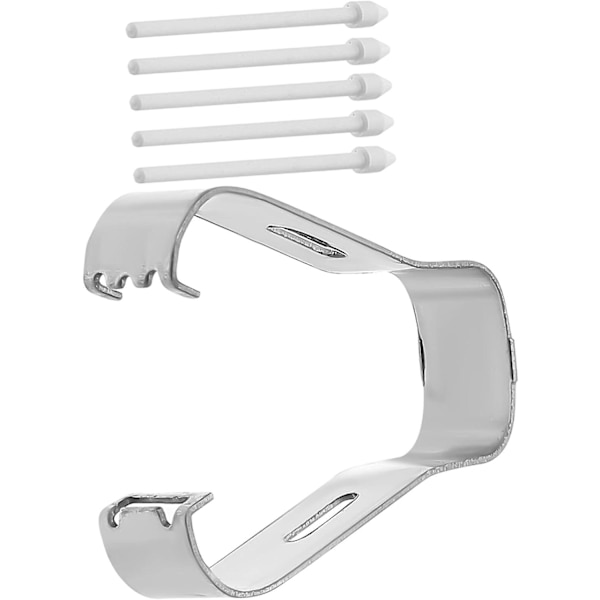 2 sett med påfyll for stylus i hvit plast med ultrafint tupp