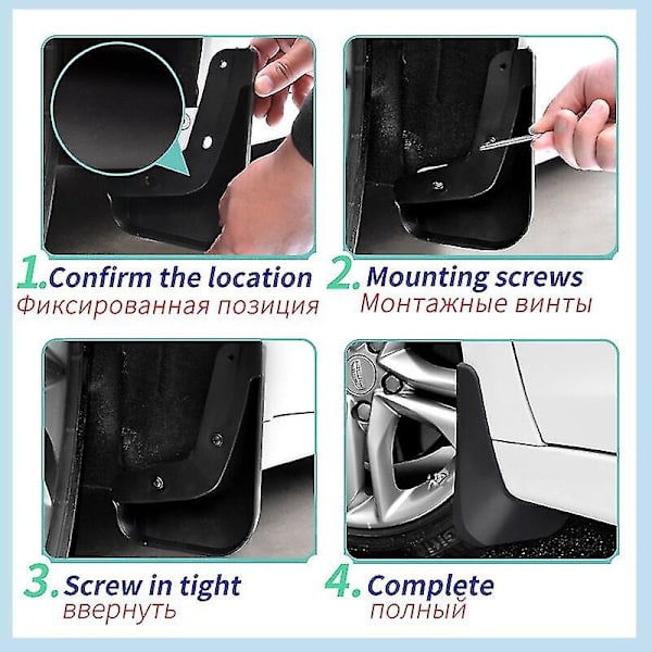 Stänkskydd för Toyota Crown 2003-2008, Mud Flaps Splash Guard Cover Mudguard Bil Skärmar Splasher Mudflap Biltillbehör 2004 05 06 07