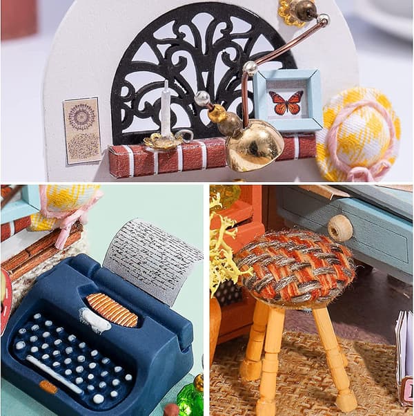 DIY Miniature Møbler Dukkehust Kit Badeværelse Sæt (Optag Stemning)