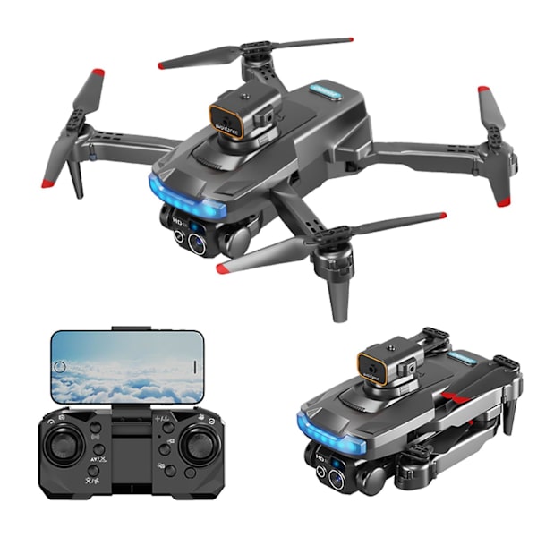 Drone med 4K Dobbelt HD FPV Kamera Fjernkontroll Lekegave For Gutter Jenter Med Høydehold Hodefri Modus Start Hastighet