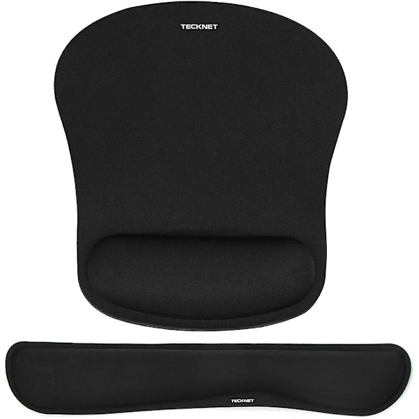 Tecknet handledsstöd, tangentbord och mus handledsstödssats, bekväm minnesskum musmatta med handledsstöd, An