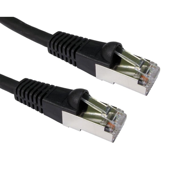 10m Cat6a *600mhz* Network Cable Black - Professional Standard Ethernet Lead - Lszh - Sstp - Ftp - 10gbase-t (10 Gigabit Support)