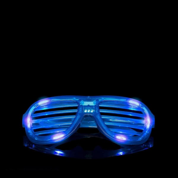 El Light Up Glasses Led Light Up Party Glasses 12 Pack Blinker Med Farveskift Party Co