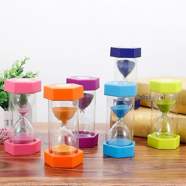 5/10/15/20/30 min Sandtimer Timglas Sandklocka Ägg Kök Timer Tillbehör Barn Spel Present