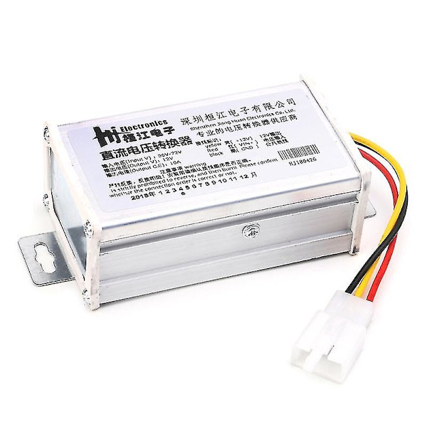 Dc 36v 48v 72v Til 12v 10a 120w Konverter Adapter Transformer Til E-cykel Elektrisk