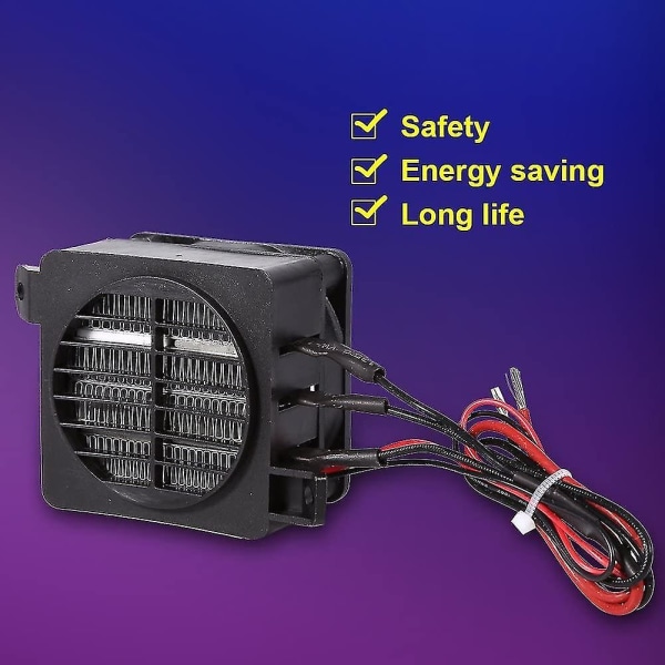 Ptc Car Heater Blæservarmer 100 Watt 12v Energibesparende Auto Blæservarmer Temperatur Varmeelementer H