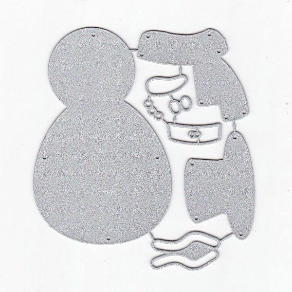 Snemænds Mønster Prægning Skære Dør Creative Metal Die Stencil Til Diy Scrapbooking Album Papir Dekoration Håndværk
