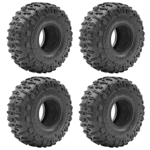 4 st 1,9 tum Jconcepts gummidäck 1,9 hjul däck 120x50mm för 1/10 Rc Crawler