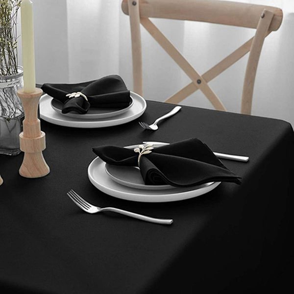 16 stk. Firkantede Satin Servietter, Skinnende Silke Duker, Myk og Glatt Stoffserviett, for Bryllup Bankett