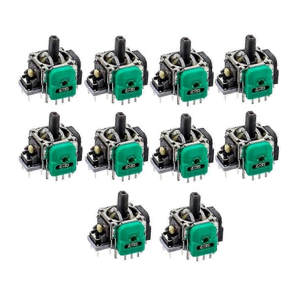 10 stk. for XBOX ONE/S Hall elektromagnetisk joystick