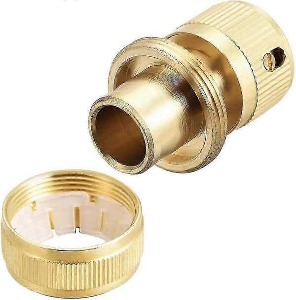 19 mm (3/4\") Mässing Trädgårdsslang Snabbkopplingar för Trädgårdsslang (2-PACK) 25-26s