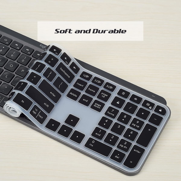 Silikoninen näppäimistön suojakalvo Logitech Mx Keys/logitech Craft Advanced Wireless Keyboardille, Logitech Mx Keys -lisävarusteet, Ultra T