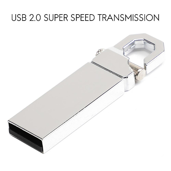 USB Flash Drive 64GB USB 2.0 Mini Bærbar Højhastigheds Metal Vandafvisende Pen Drive Stor Kapacitet PC Notebook U Disk