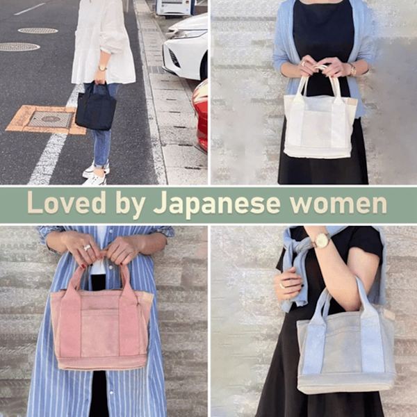 Kvinners Multi-Pocket Tote Bag med stor kapasitet, Arbeids- og treningsbag