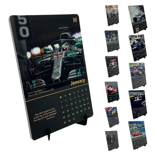 Formula 1 Kalender til 2024 for Bilentusiaster, 100% Ny