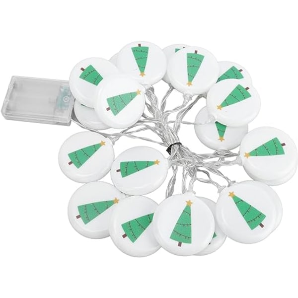 Julepynt Lysstreng, 3 Meter 20LEDs Natlys Varmt Lys Indendørs Udendørs Belysning Lampe til Bryllup Hjem Fødselsdag Have Havefest Jul