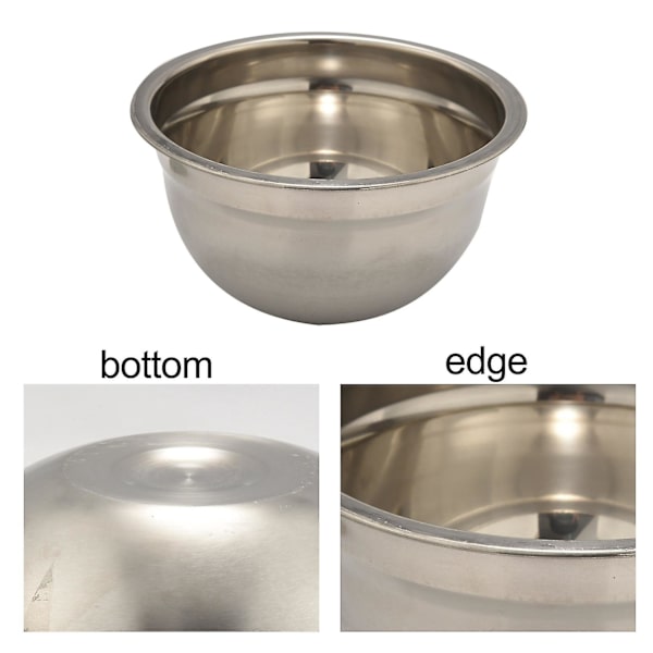 Less Steel Ng Bowl (sett med 5) Fruktsalatbolle Bollesett Kit Salatskål
