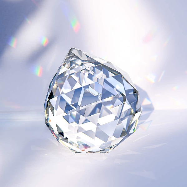 Kristallprismor,hängande kristaller Rainbow Suncatcher,3,15 tum, klara kristallprismor Suncatch