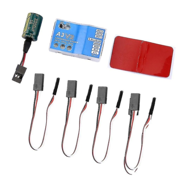 A3 Flyvekontrol Controller Stabiliseringssystem 6-akset Gyro til Fpv Rc Fly