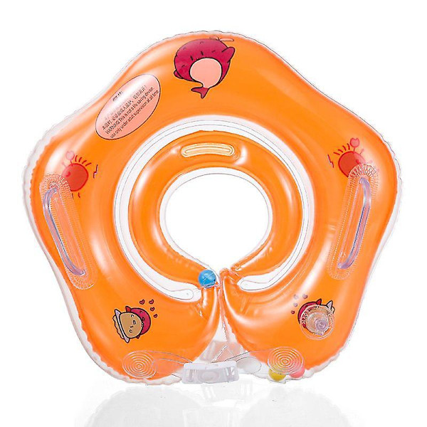 1 st Baby Uppblåsbar Badring Halsring För Nyfödda