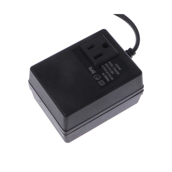 200w AC 220v till 110v Reduceringstransformator Konvertera Reseadapter EU-kontakt