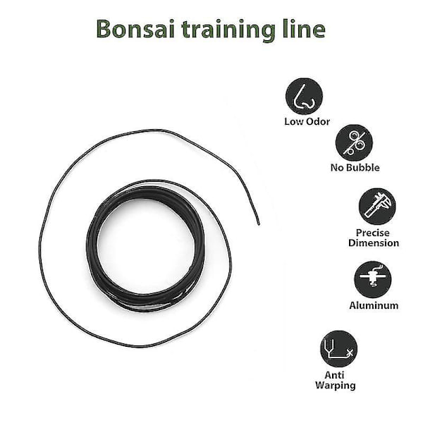 10 Bonsai Trådar Anodiserad Aluminium Bonsai Tråd I 5 Storlekar - 1,0 Mm, 1,5 Mm, 2,0 Mm, 2,5 Mm, 3,0 Mm B